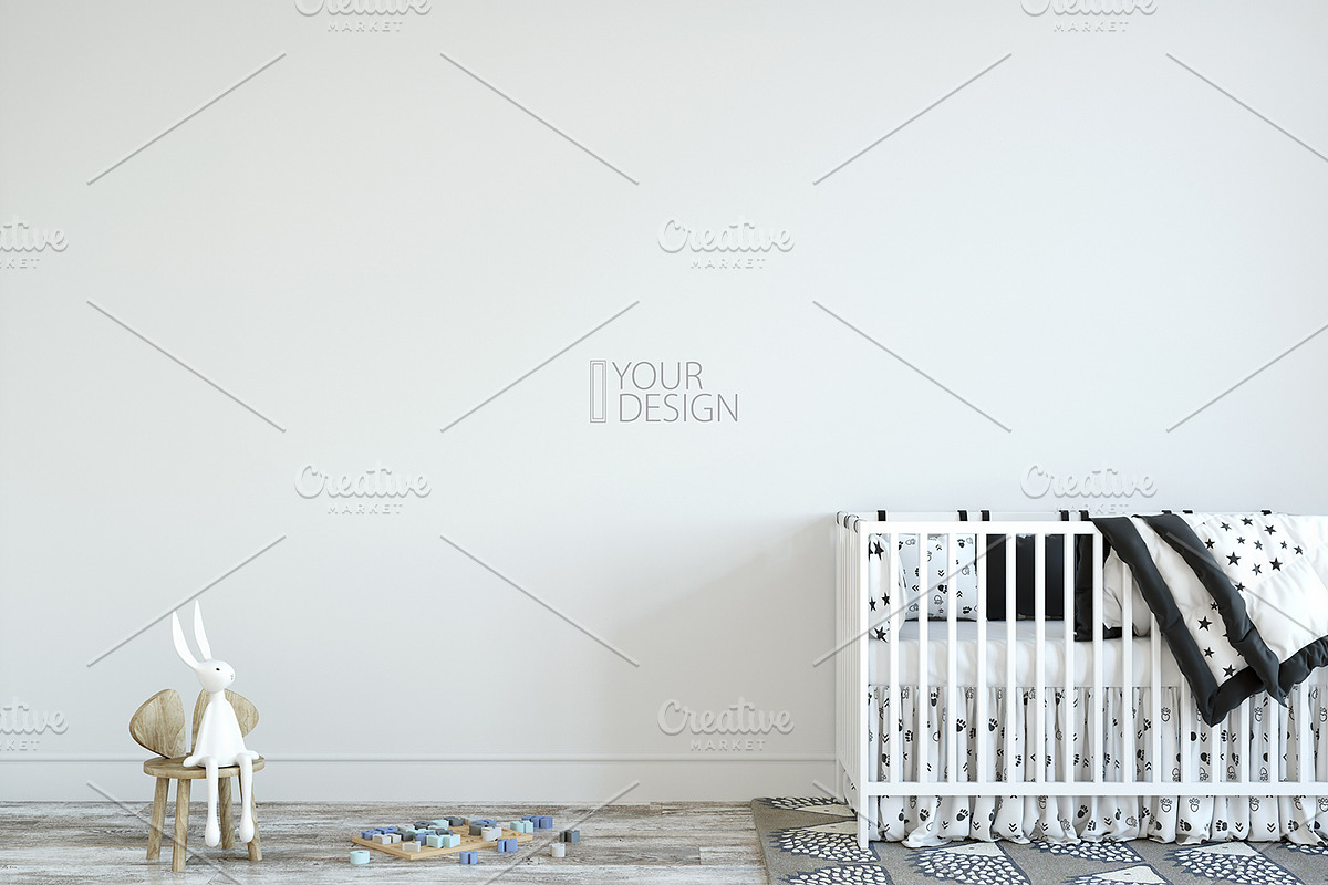 KIDS WALL & FRAMES Mockup Bundle - 4, a Product Mockup by Yuri-U (Photo 31 of 38)