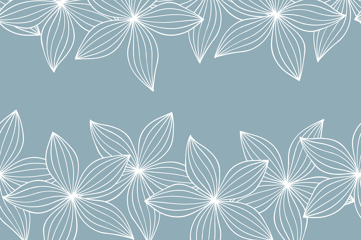 Seamless floral blue pattern., a Pattern Graphic by Shop seamless patterns (Photo 3 of 7)