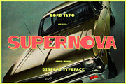 SUPERNOVA — Retro Display Font, a Sans Serif Font by Mikey Weeks (Thumbnail 1 of 7)