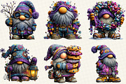Winter Christmas Gnome Clipart, an Illustration by DreamCafeArt (Thumbnail 2 of 6)