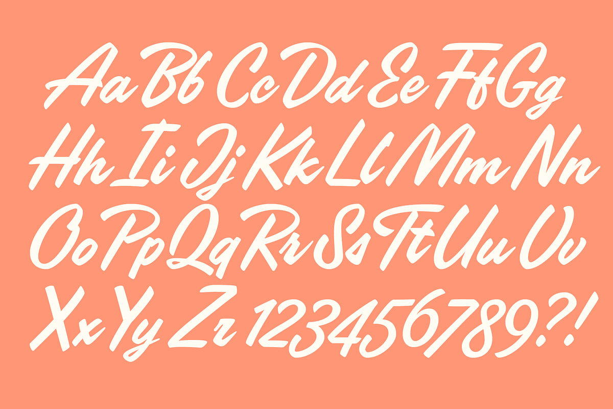 Poolside Brush Script, a Script Font by Fenotype (Photo 7 of 14)