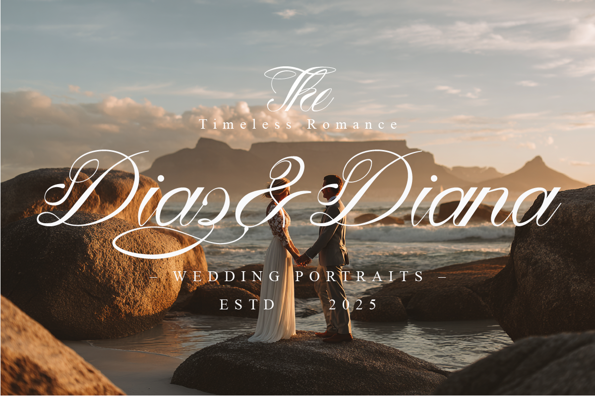 Velouris Script Wedding Calligraphy, a Script Font by Nouric Design (Photo 5 of 11)