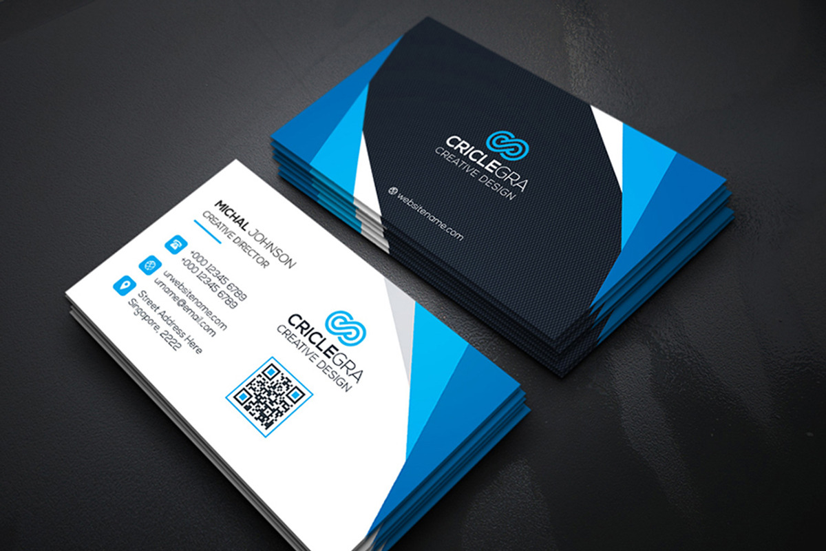CricleGra Bsuness Card, a Business Card Template by GenerousArt (Photo 3 of 5)
