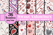 Sweet Valentine's Digital Papers, an Arts & Entertainment Photo by Wow Magic (Thumbnail 1 of 2)