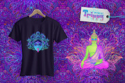 Trippy Vector Set of 60, an Animal Illustration by Varvara Gorbash (Thumbnail 8 of 9)