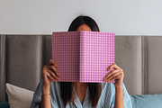 Woman Bed Reading Magazine Mockup, a Books & Magazine Mockup by The Rose Project (Thumbnail 3 of 3)