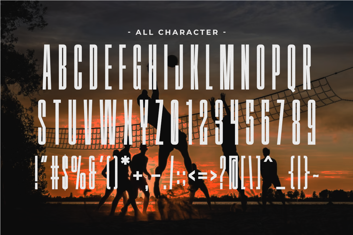 Outplay - Condensed Sans Serif Font, a Sans Serif Font by Pian45 Studio (Photo 6 of 8)