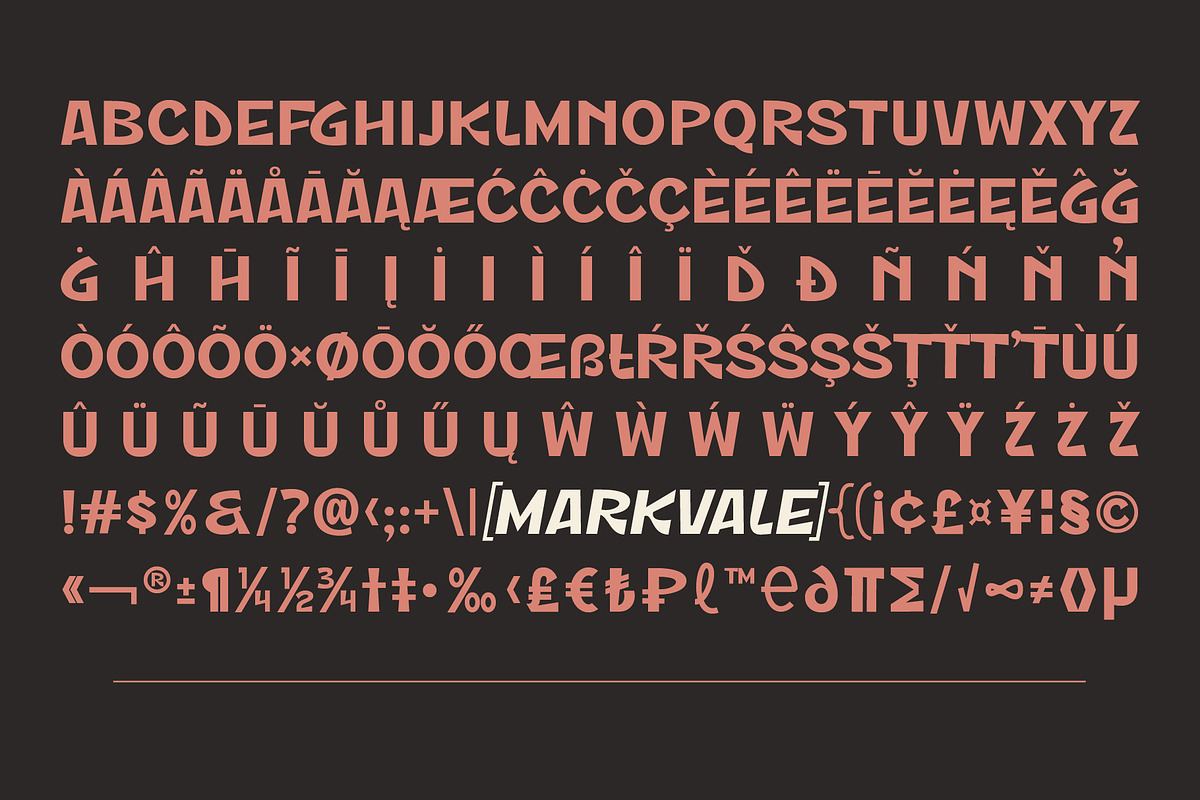 ST Markvale – Bold Display Family, a Sans Serif Font by Type it Easy (Photo 15 of 15)
