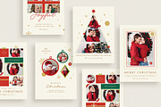 Joyful Christmas Photo Card, a Card Template by Vynetta (Thumbnail 3 of 4)