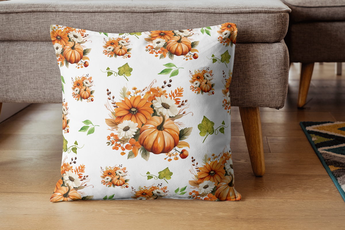 Watercolor Pumpkinp Digital Paper, a Pattern Graphic by Snapybiz (Photo 4 of 5)