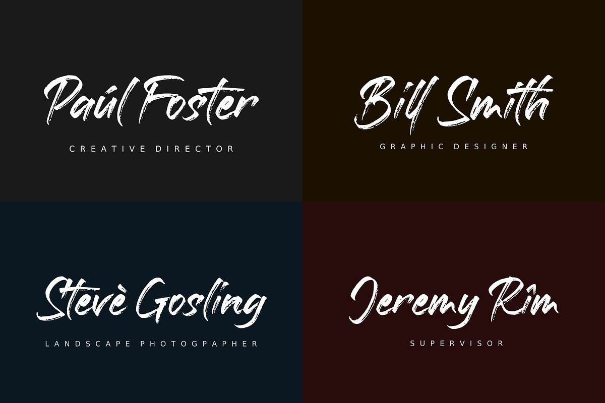 Bill Smith | Handwriting Font, a Script Font by Ghuroba Studio (Photo 2 of 9)