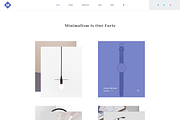 M - Minimal PSD Portfolio Template, a Landing Page Template by bigpsfan's SHOP (Thumbnail 8 of 24)