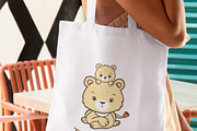 Lion mom SVG, Mother's day with lion, an Animal Illustration by TitaLivingArt (Thumbnail 7 of 9)