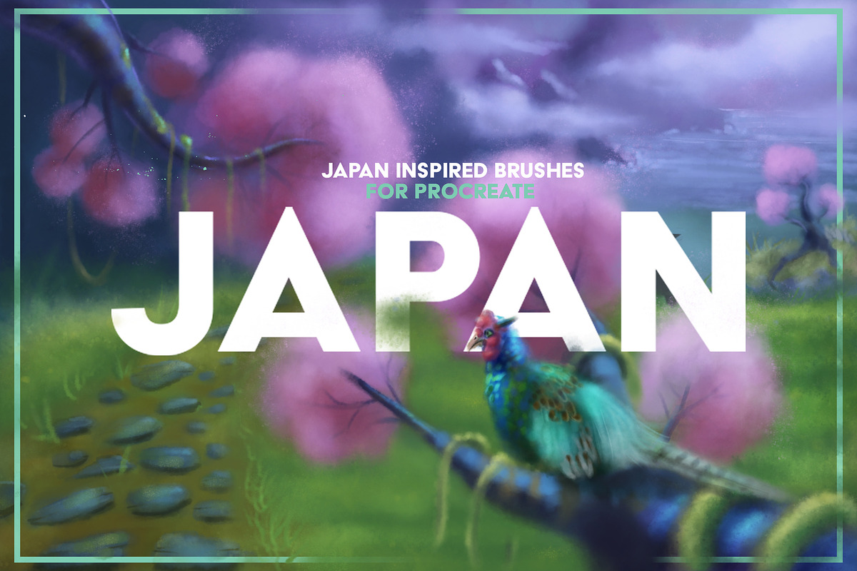 Japan: Procreate Brushes, a Brush Add-On by Leonard Posavec (Photo 8 of 8)