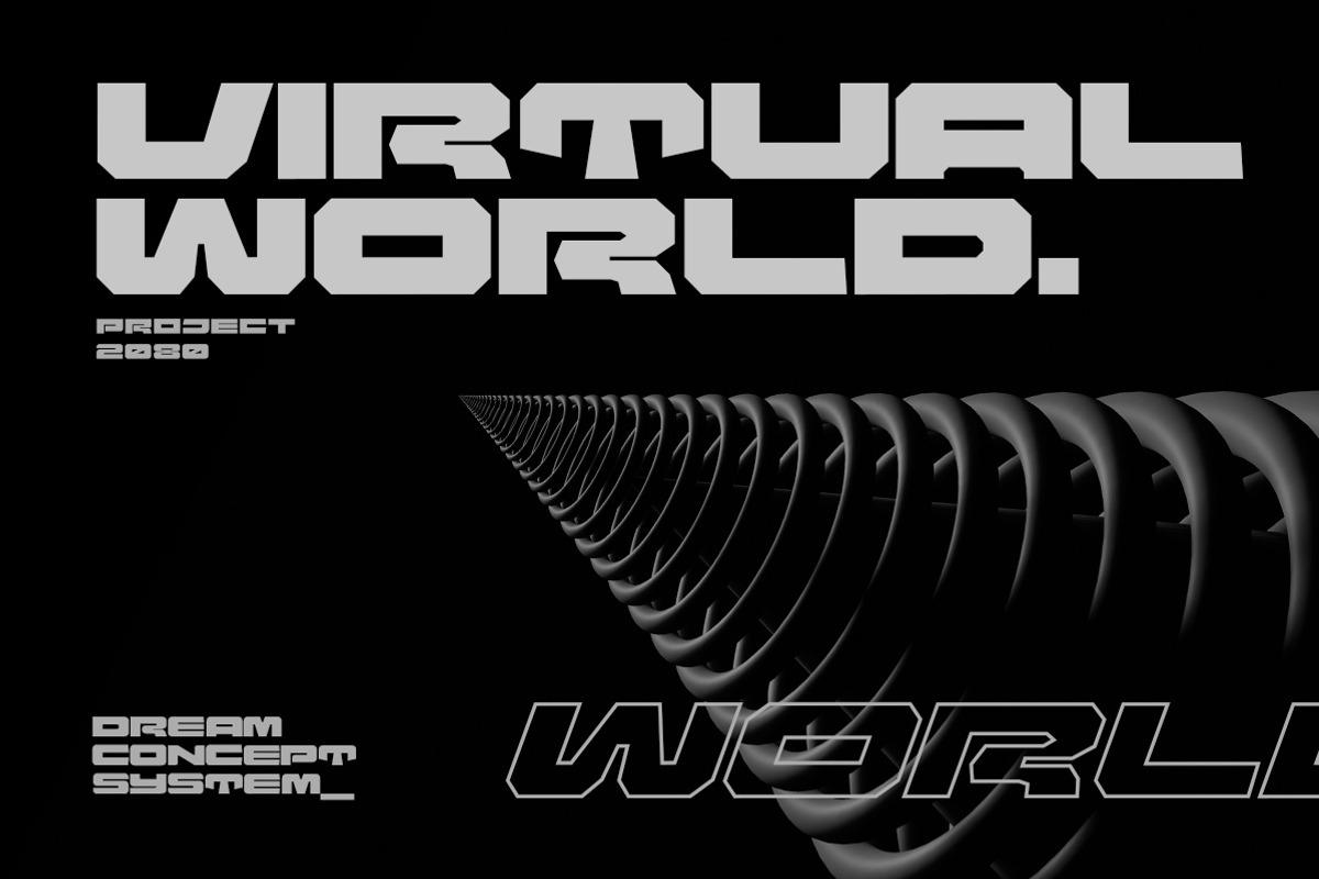 Orion Prime - Futuristic Font, a Font by Letterhend Studio (Photo 3 of 9)