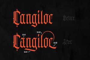 Bullgine Blackletter