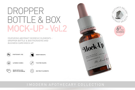 Dropper Bottle & Box Mock-Up | Vol.2