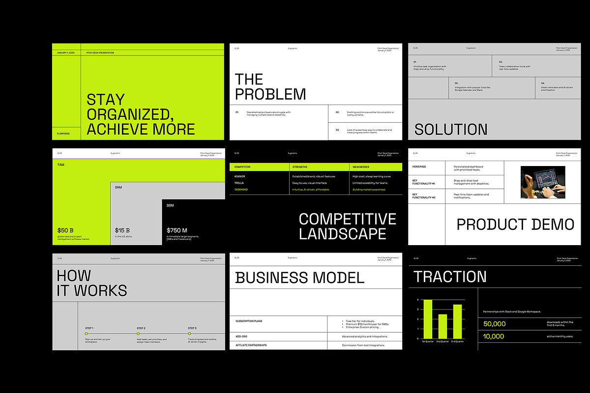 Pitch Deck Powerpoint Bundle Ver 1.0, a Presentation Template by Neermana (Photo 7 of 19)