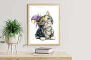 Quirky Mardi Gras Animals Sublimatio, an Illustration by Designworld (Thumbnail 4 of 8)