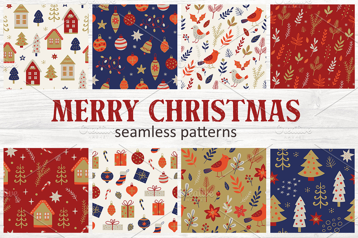 Christmas and New Year Design Kit, a Seasonal Illustration by Artspace (Photo 2 of 6)