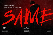 Same - Horror Font, a Handwritten Font by Ideal Eksis (Thumbnail 1 of 7)