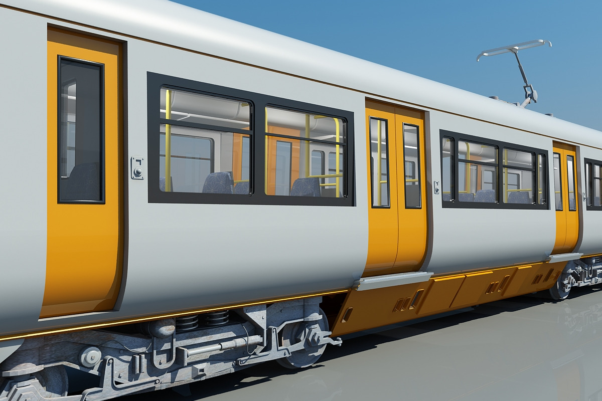 3D Train 05, a Cars & Vehicle 3D Model by Giimann (Photo 9 of 16)