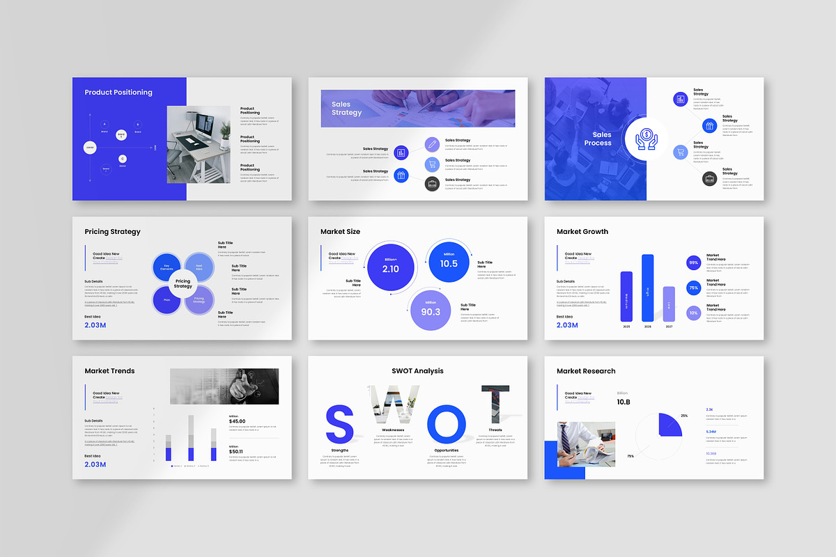 Marketing Plan Presentation Template preview 3