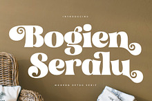 Bogien Seralu Modern Retro Serif