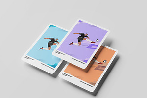 Trading Cards Mockup