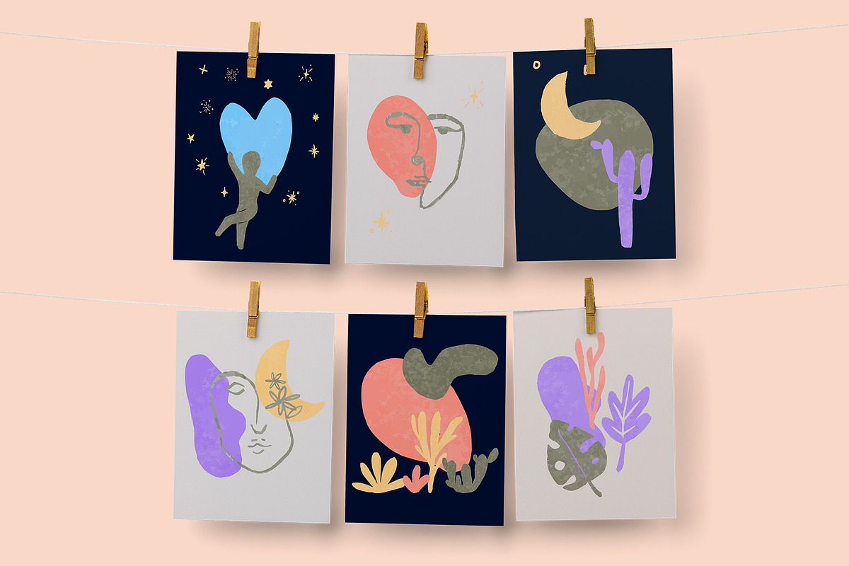 Hearth Modern Abstract Illustration, a Decorative Illustration by Dawnside Graphic (Photo 7 of 12)