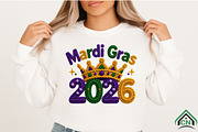Mardi Gras 2026 Crochet PNG, an Illustration by Craft Nest (Thumbnail 2 of 4)