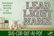 Stained glass alphabet set. 2 layer, an Object Graphic by A P Inspired Designs (Thumbnail 6 of 7)