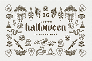 Halloween Vectors FONT