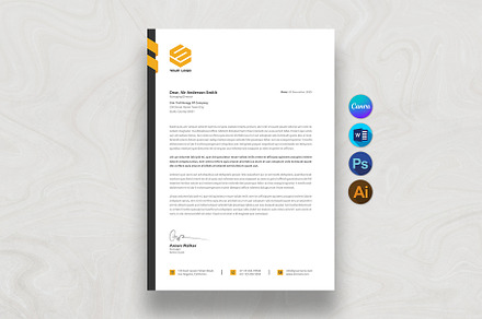 Letterhead, a Stationery Template by DesignDevisers