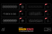Dragon Scales Photoshop Brushes, a Brush Add-On by Mohamed Saber (Thumbnail 4 of 6)