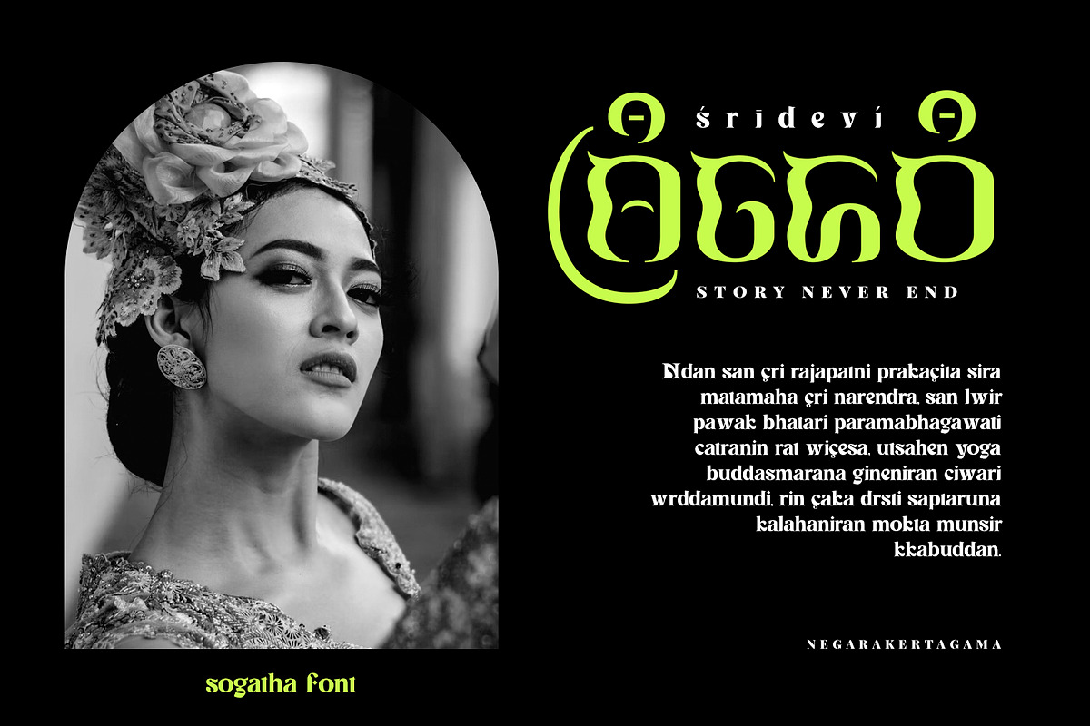 Sogatha, a Serif Font by Naksatra (Photo 5 of 11)
