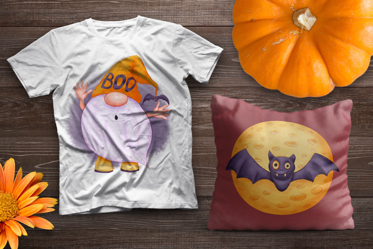 Gnomes and Pumpkins.Design for print, an Illustration by Gennadi Digital Studio (Photo 8 of 8)