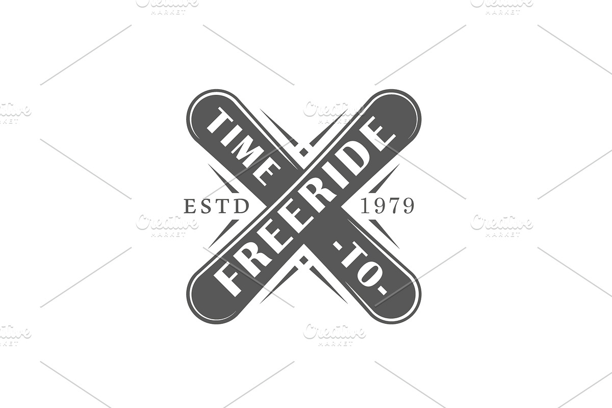18 Snowboarding Logos Templates, a Branding & Logo Template by Art Design (Photo 10 of 26)