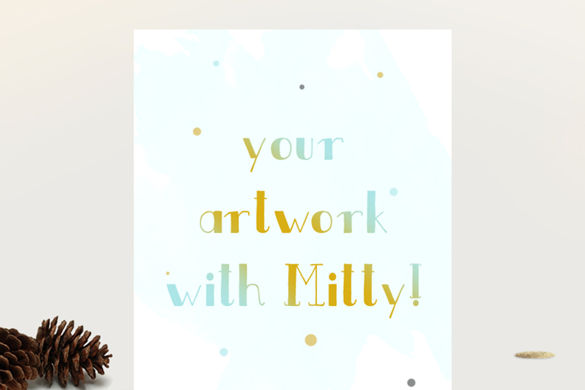 Mitty Hand-drawn Font preview 5