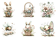 Whimsical Spring Clipart, an Illustration by Designking (Thumbnail 2 of 5)