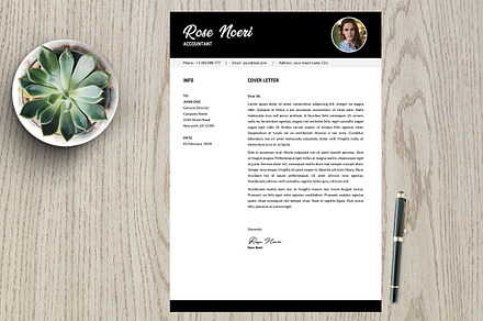 Resume Template 2 page pack | Rose