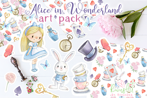 Alice in Wonderland PNG Clipart.