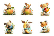 Whimsical Animals Clipart Bundle, a Transportation Illustration by SinaCreation (Thumbnail 2 of 7)