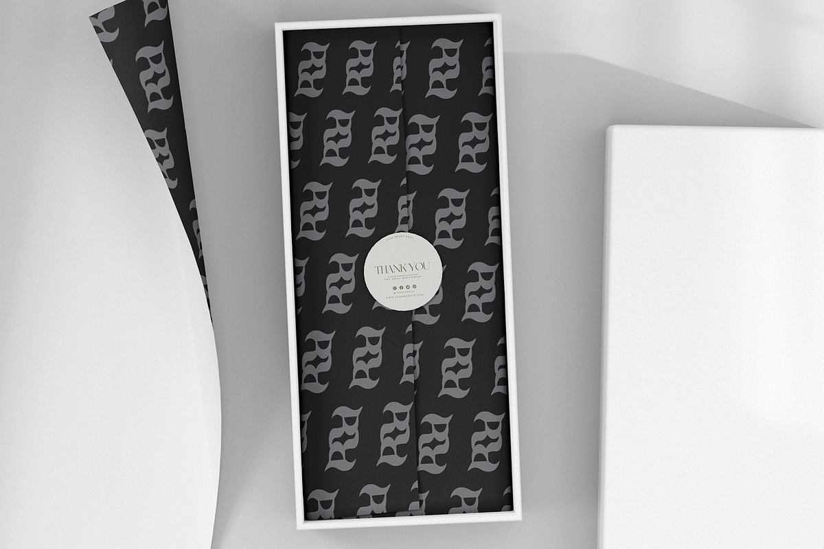 Minimalist Thank You Sticker, a Stationery Template by INRASSION (Photo 4 of 6)