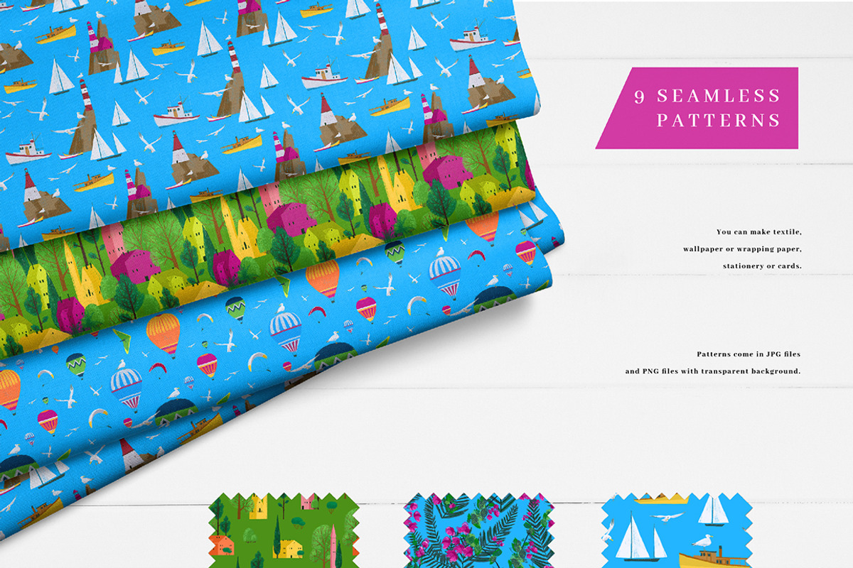 Seaside Town. Landscape maker., an Illustration by Dinkoobraz (Photo 6 of 14)