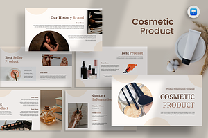 Cosmetic Product - Keynote Template