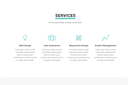 Flatfy - Responsive Resume / CV, a Bootstrap Template by Linewp (Thumbnail 2 of 4)