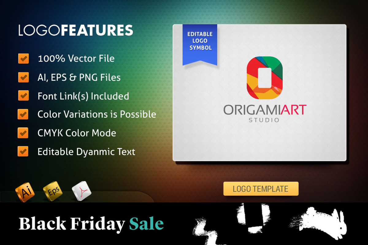 Origami Art - Logo Template, a Branding & Logo Template by DynamikMedia (Photo 1 of 5)