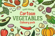 Cartoon Vegetables Culinary Pack, a Decorative Illustration by Warm Hearted Studio (Thumbnail 1 of 6)