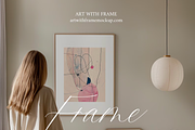 10 Frame Mockups with Person, an Advertising Mockup by ArtwithFrame (Thumbnail 10 of 13)